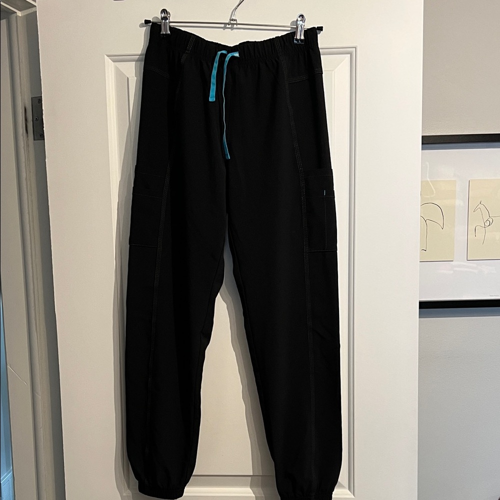 Carhartt Black Joggers with Blue Accent